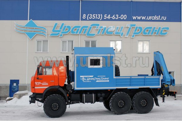 ГПА 6+2 откр. с КМУ ИМ-150 УСТ 5453 Камаз 43118
