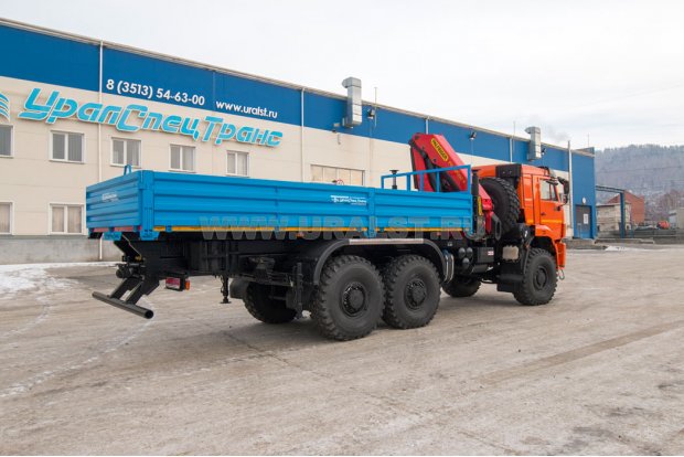 Бортовой с КМУ Palfinger PK-30002-K (Палфингер) УСТ 5453 Камаз 65224-53