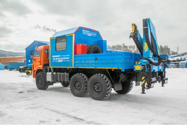 Автофургон ГПА с КМУ ИМ-150 УСТ 5453 Камаз 43118-50