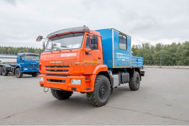 ГПА 6+2 откр. с КМУ ИМ-20 УСТ 5453 Камаз 43502