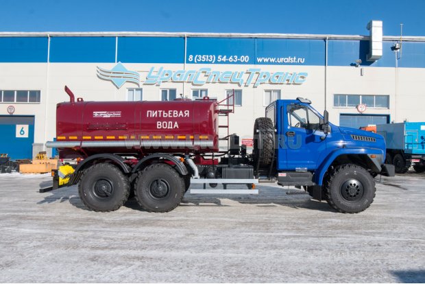Автоцистерна АЦПТ-8НО УСТ 5453 Урал NEXT 4320-6951-72 насос, обогрев