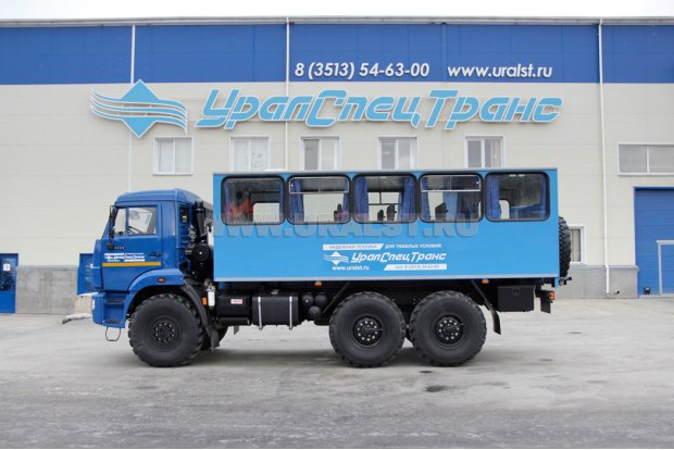 Автобус вахтовый 22+2 комфорт УСТ 54535 Камаз 5350-66(D5)