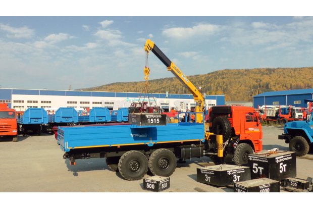 Автомобиль бортовой Камаз 43118-46 с КМУ SOOSAN SCS 513