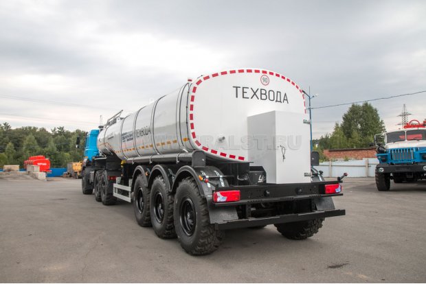 Полуприцеп-цистерна для техводы ППЦТВ 24Т-31 ПТ УСТ 9465 рамная, термос