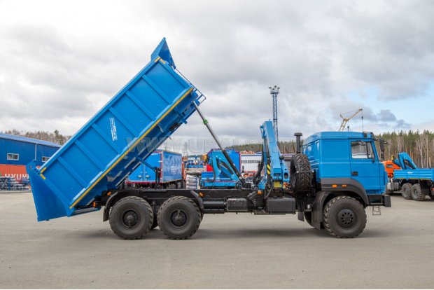 Самосвал 10-16 с КМУ ИМ-95 УСТ 5453 Урал 4320-4971-82