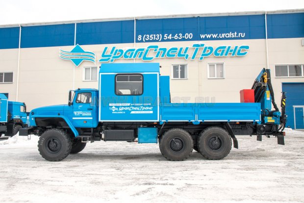 Мобильная ремонтная мастерская на шасси Урал 4320-72М с КМУ ИМ-150