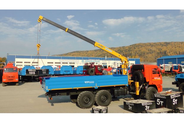 Автомобиль бортовой Камаз 43118-46 с КМУ SOOSAN SCS 513