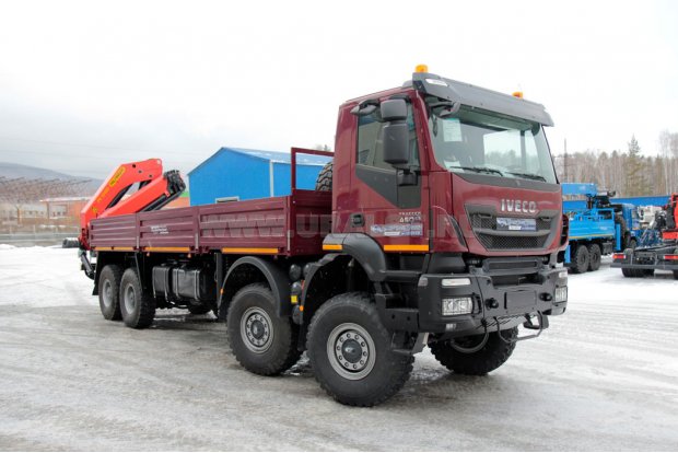 Бортовой автомобиль IVECO-AMT 733950 с КМУ Palfinger PK-32080 УСТ-5453