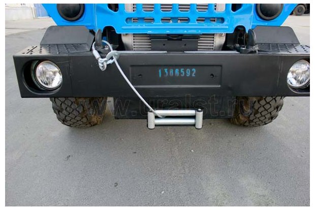 Лебедка Dragon Winch 18000 HD HIDRA на автомобиле Урал