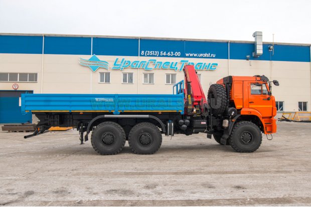 Бортовой с КМУ Palfinger PK-30002-K (Палфингер) УСТ 5453 Камаз 65224-53