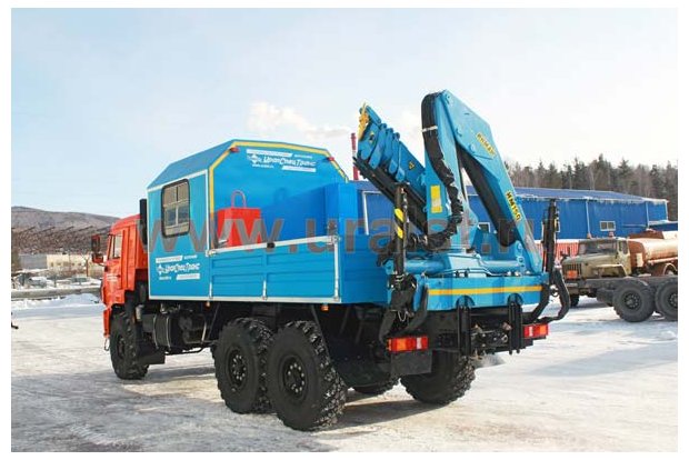 Фургон Камаз с КМУ
