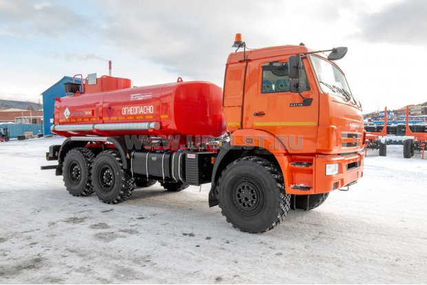 Автотопливозаправщик АТЗ-11Б УСТ 5453 Камаз 43118-50 сп.м. доработка под ДОПОГ УВЭОС