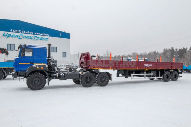 Полуприцеп-контейнеровоз ППК 27-24-12КБ УСТ 94656L 2Х1С, 1Х1А