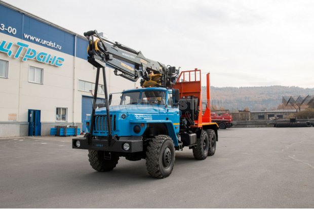 Лесовоз с ГМ VM10L УСТ 5453 Урал М 5557-72Е5