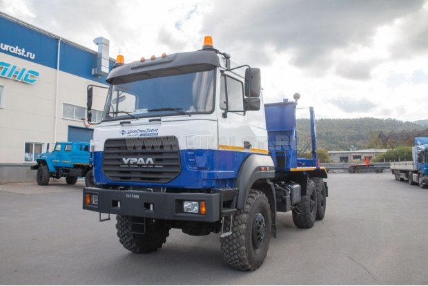 Лесовоз УСТ 5453 Урал М 5557-80Е5 сп.м
