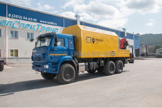 ПАРМ с КМУ PK-15500А УСТ 5453 Камаз 43118