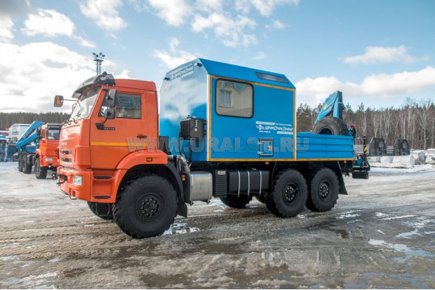 АРОК с КМУ ИМ-55 УСТ 5453 Камаз 43118-3027-50