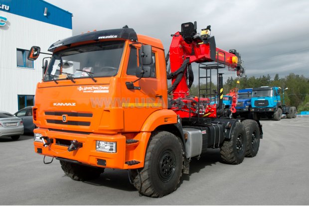 Тягач Камаз 43118 с КМУ ИТ-150