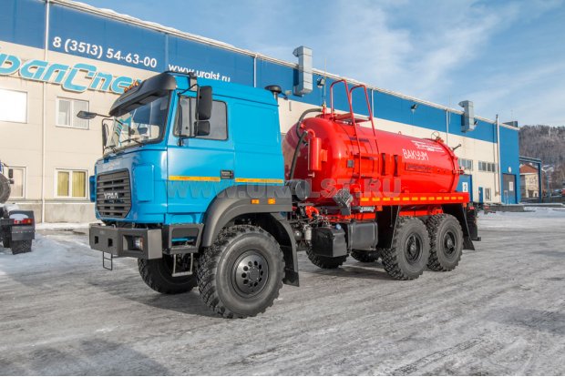Автоцистерна вакуумная МВ-10-ОД КО УСТ 5453 Урал 5557-82Е5 сп.м