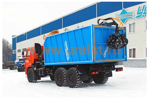 Автомобиль самосвал с КМУ VM10L74М (ломовоз)
