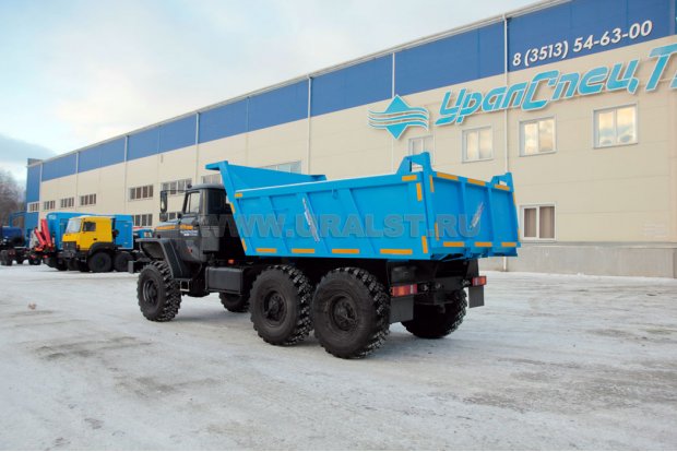 Самосвал 58312А на шасси Урал 55571-72М с задним бортом
