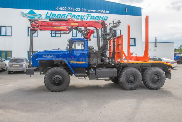 Лесовоз с манипулятором VM10L74 УСТ 54538D Урал 5557-60Е5