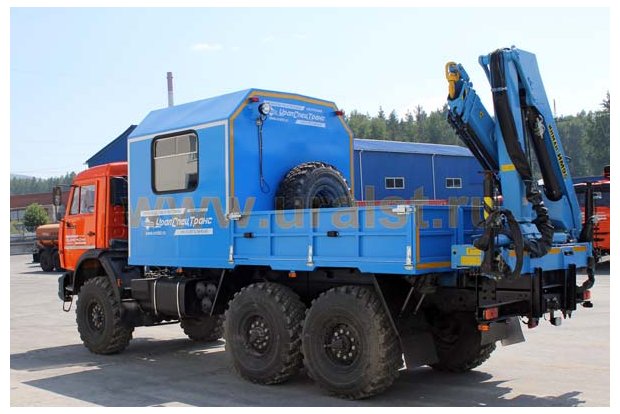 ТБМ с КМУ ИМ-95 УСТ 5453 Камаз 43118