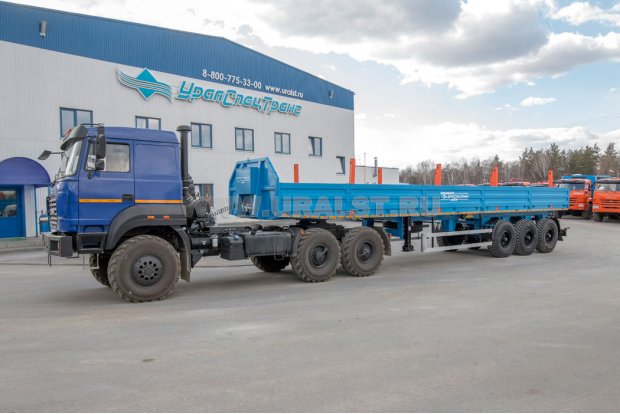Полуприцеп бортовой ППБ 40-31-12К УСТ 9465 ССУ 1500 шины 14R20