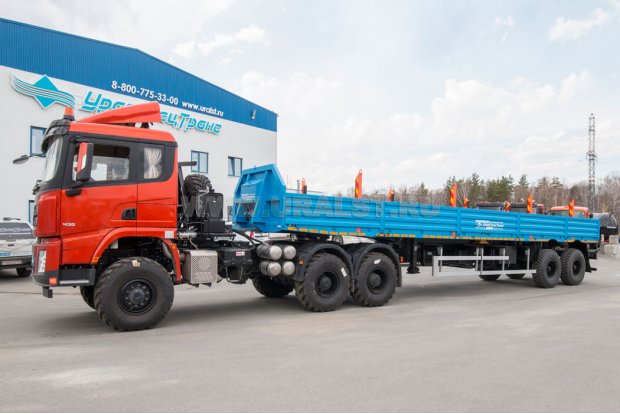 Седельный тягач SHACMAN (ШАКМАН) SX42586V385 + Полуприцеп-контейнеровоз ППК 27-24-12КБ