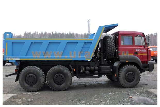 Самосвал Урал 6370 (бескапотный)