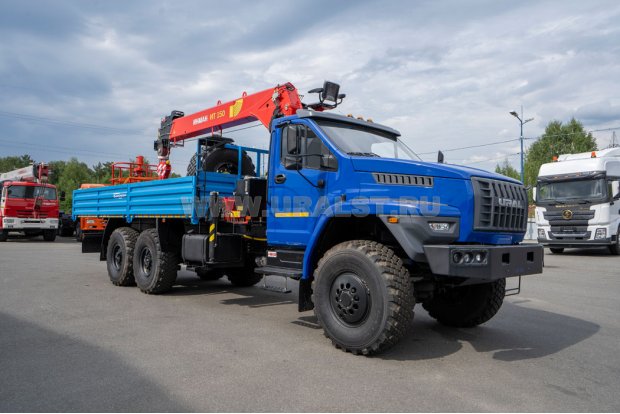 Автомобиль бортовой с КМУ ИТ-150 (тросовый) УСТ 5453 Урал NEXT 4320-72Е5
