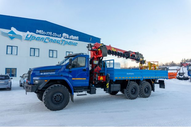 Бортовой с КМУ ИТ-200 (тросовый,люлька, бур) УСТ 5453 Урал NEXT 4320-6951-72