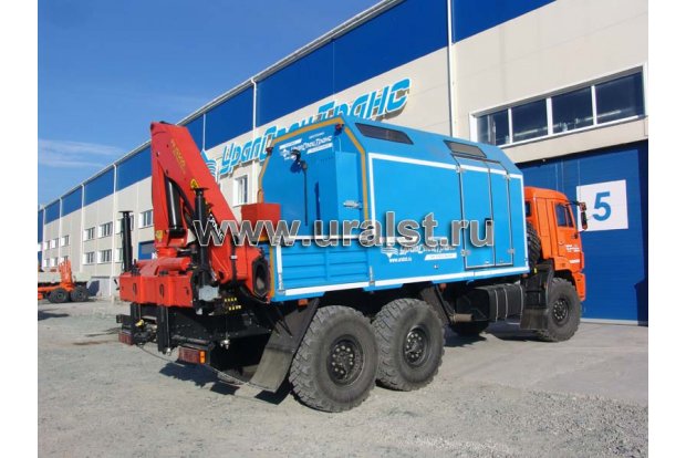 Камаз ПАРМ 43118 с КМУ Palfinger