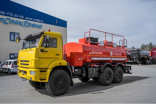 Автотопливозаправщик (насос, счетчик, пистолет) АТЗ-12-2Б УСТ 5453 Камаз 43118 ДОПОГ