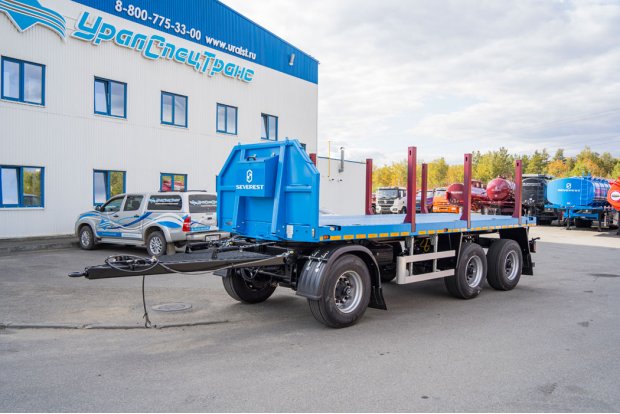 Прицеп бортовой контейнеровоз ПК 15-33-6К УСТ 9465