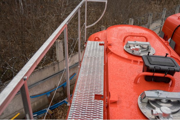 Площадка обслуживания цистерны