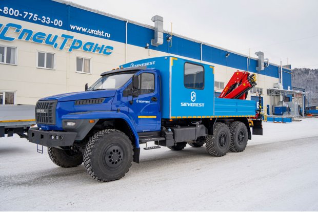 Грузопассажирский автомобиль ГПА 6+2 откр. с КМУ ИМ-95