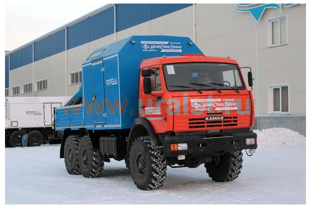 Автофургон Камаз с КМУ
