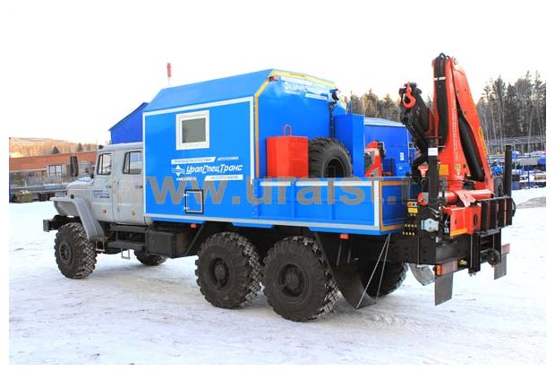 АРОК с КМУ PK-15500А УСТ Урал 4320-1951-60