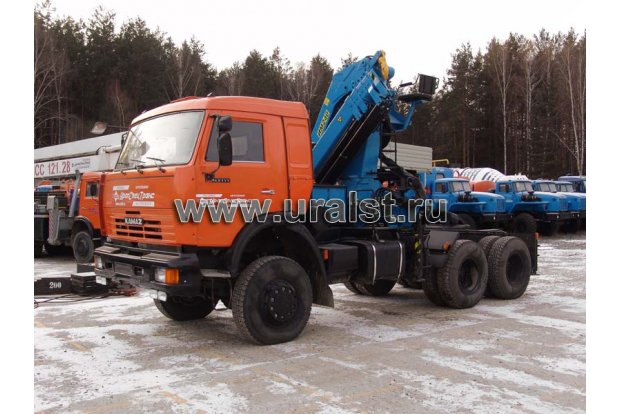 Седельный тягач с КМУ СФ-85С УСТ 5453 Камаз 53504 (44108)