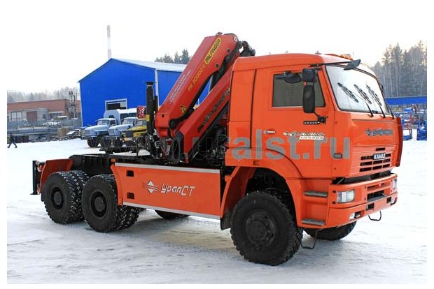 Седельный тягач с КМУ PK-30002А УСТ 5453 Камаз 65225