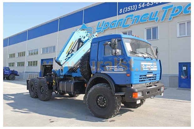 Седельный тягач с КМУ ИМ-240-4 УСТ 5453 Камаз 43118-50