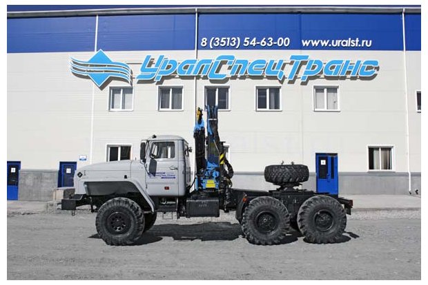 Седельный тягач с КМУ ИМ 150N-04 УСТ 5453 Урал 5557-1151-60Е5