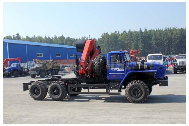 Седельный тягач с КМУ PK-23500А УСТ 5453 Урал 4320Е5