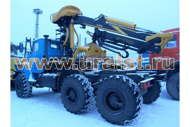Седельный тягач с ГМ ОМТЛ-97 (ПЛ-97) УСТ 5453 Урал 5557-60Е5