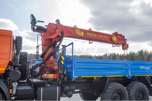 Бортовой с КМУ ИТ-180 (тросовый) УСТ 5453 Камаз 43118