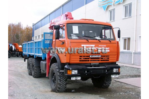 Бортовой с КМУ UNIC UR-V505 УСТ 5453 Камаз 43118