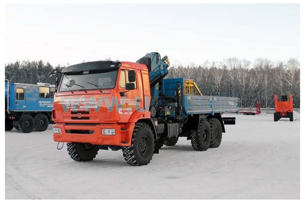 Бортовой автомобиль Камаз с КМУ