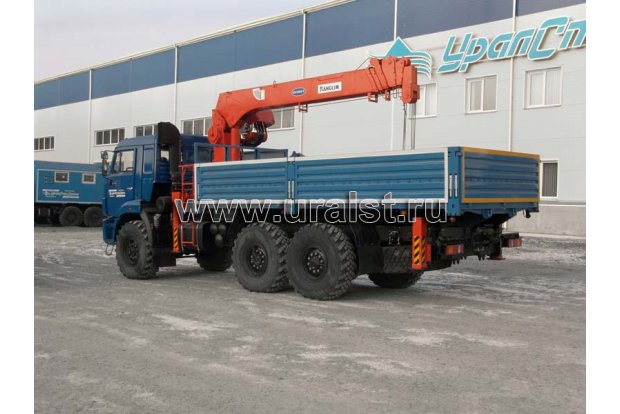 Бортовой автомобиль Камаз 43118-46 с КМУ Канглим KS1256G-II