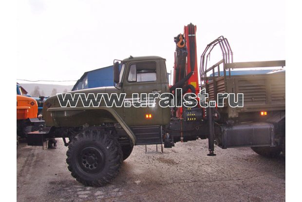Бортовой с КМУ PK-15500А УСТ 5453 Урал 4320-1951-60